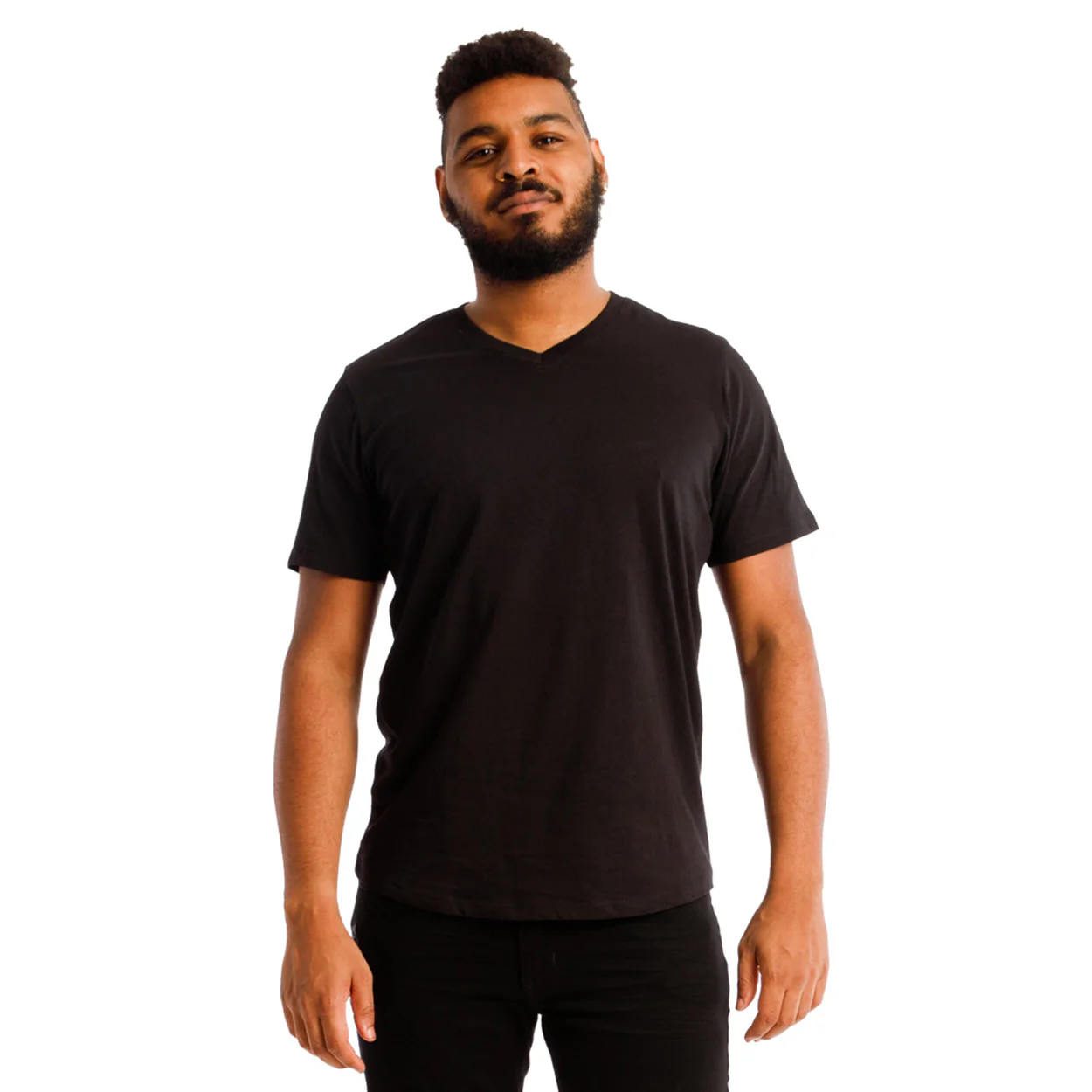 Organic V-Neck T-Shirt 3 Pack / The "Basic" Basic - Image 4
