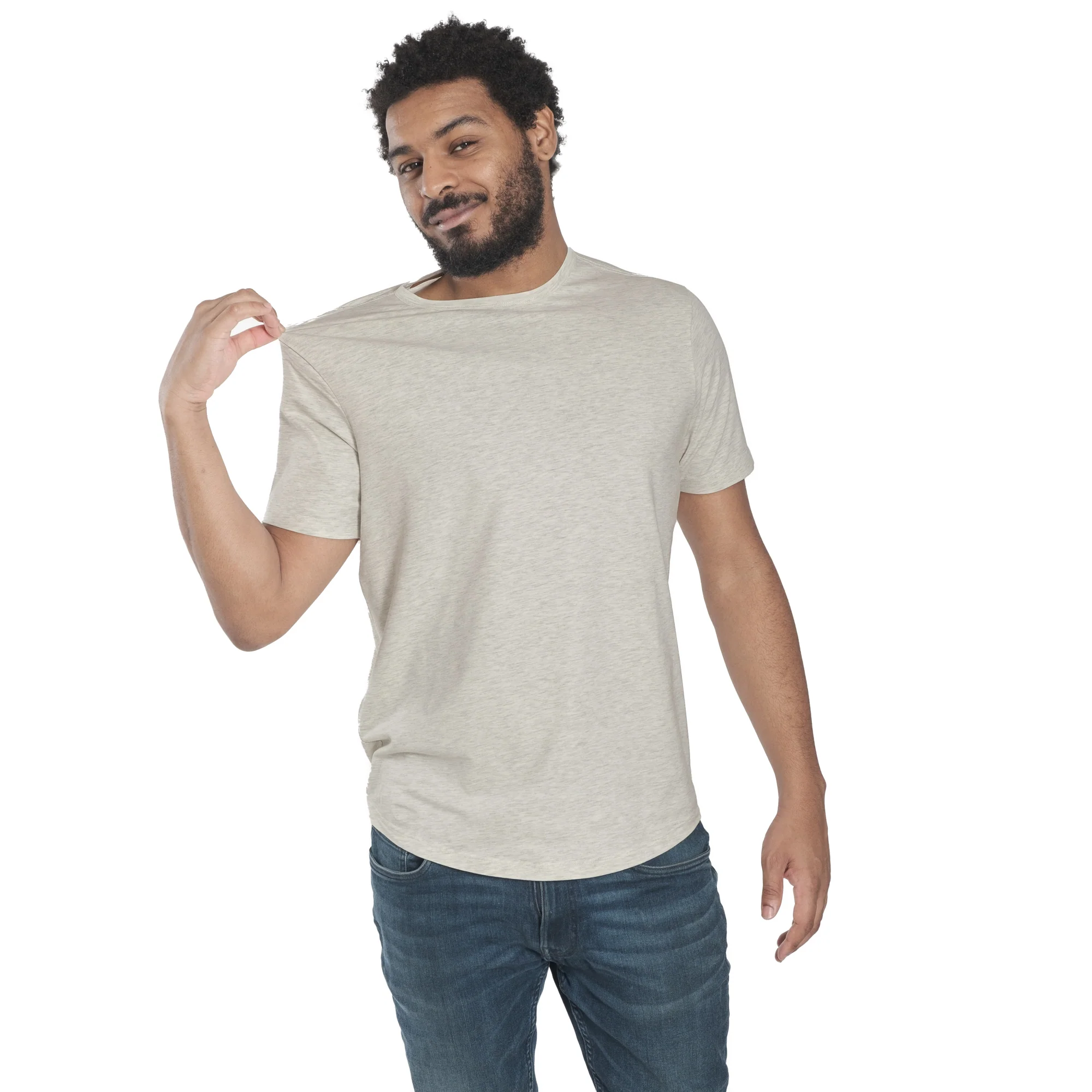 Organic Crew Neck T-Shirt 3 Pack / Camo - Image 6