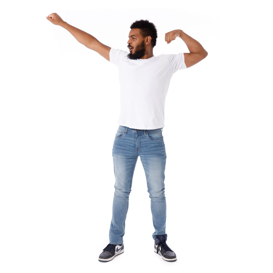 Organic Crew Neck T-Shirt 6 Pack / White - Image 4