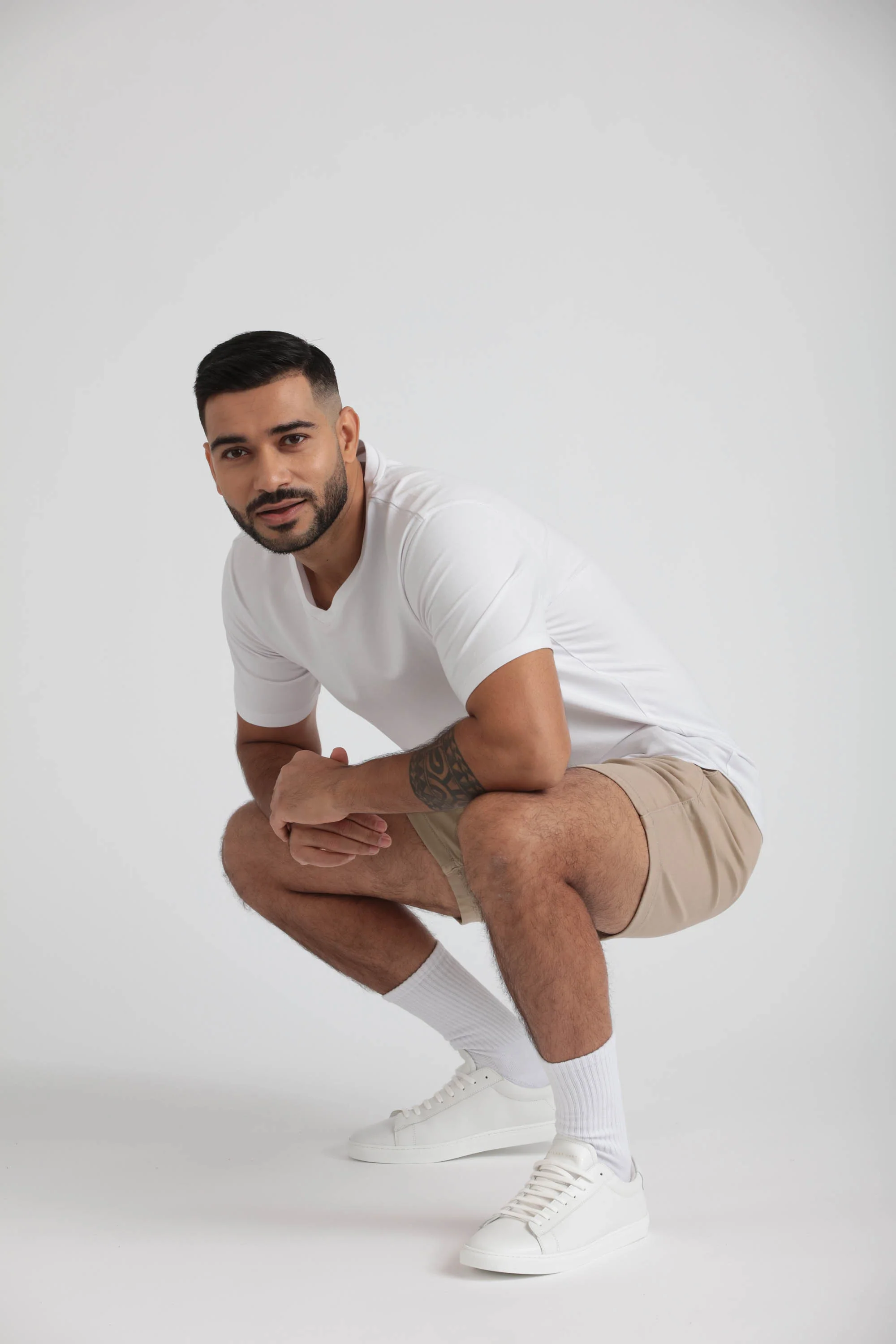 Everyday Comfort Shorts (Slim Fit) / Light Khaki - Image 4