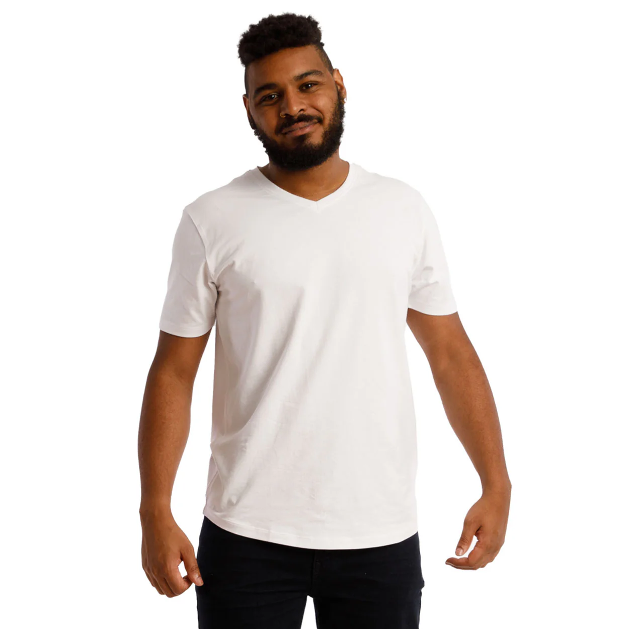 Organic V-Neck T-Shirt 3 Pack / Essentials - Image 3