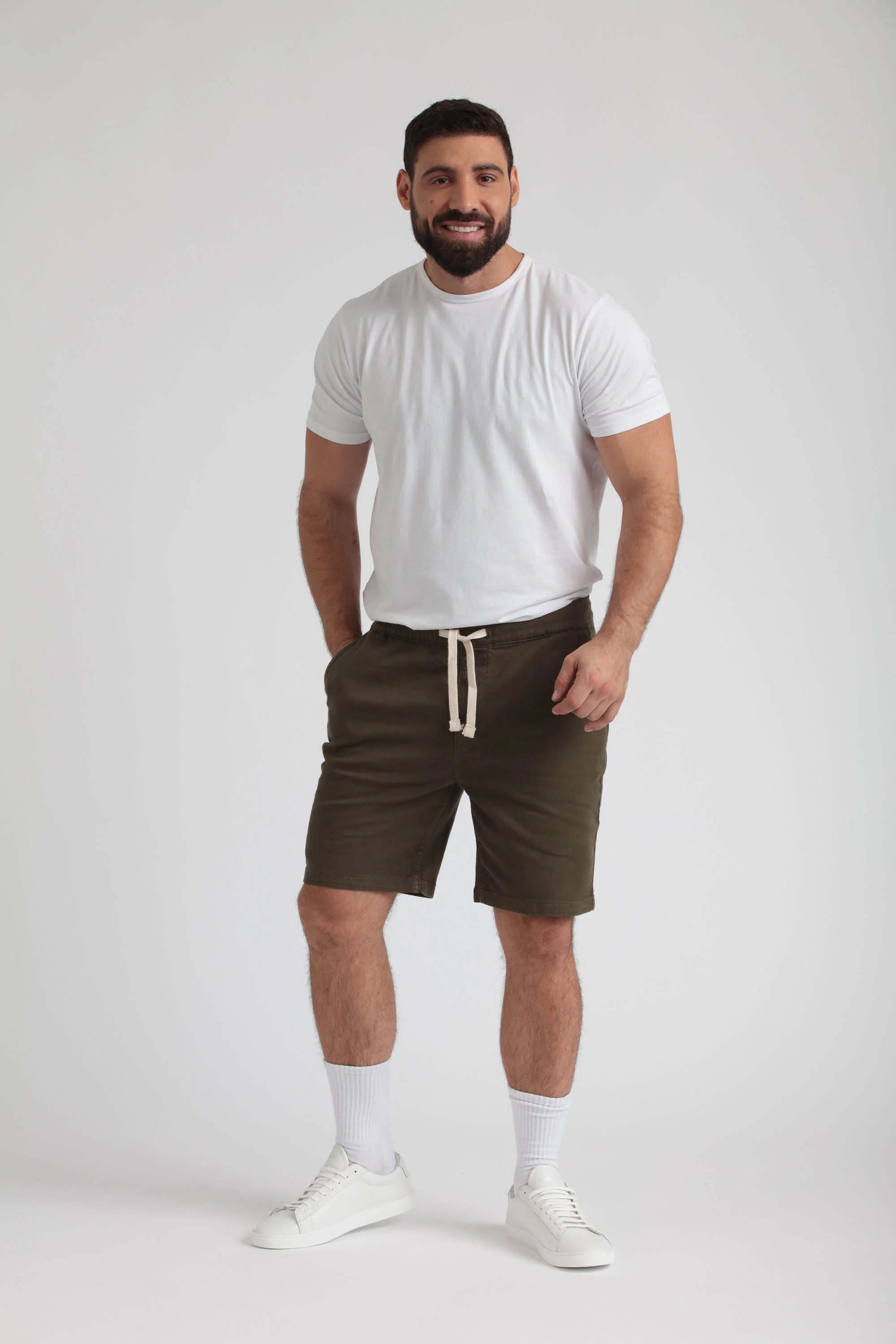 Everyday Comfort Shorts (Athletic Fit) / Navy & Soldier Olive - Image 3