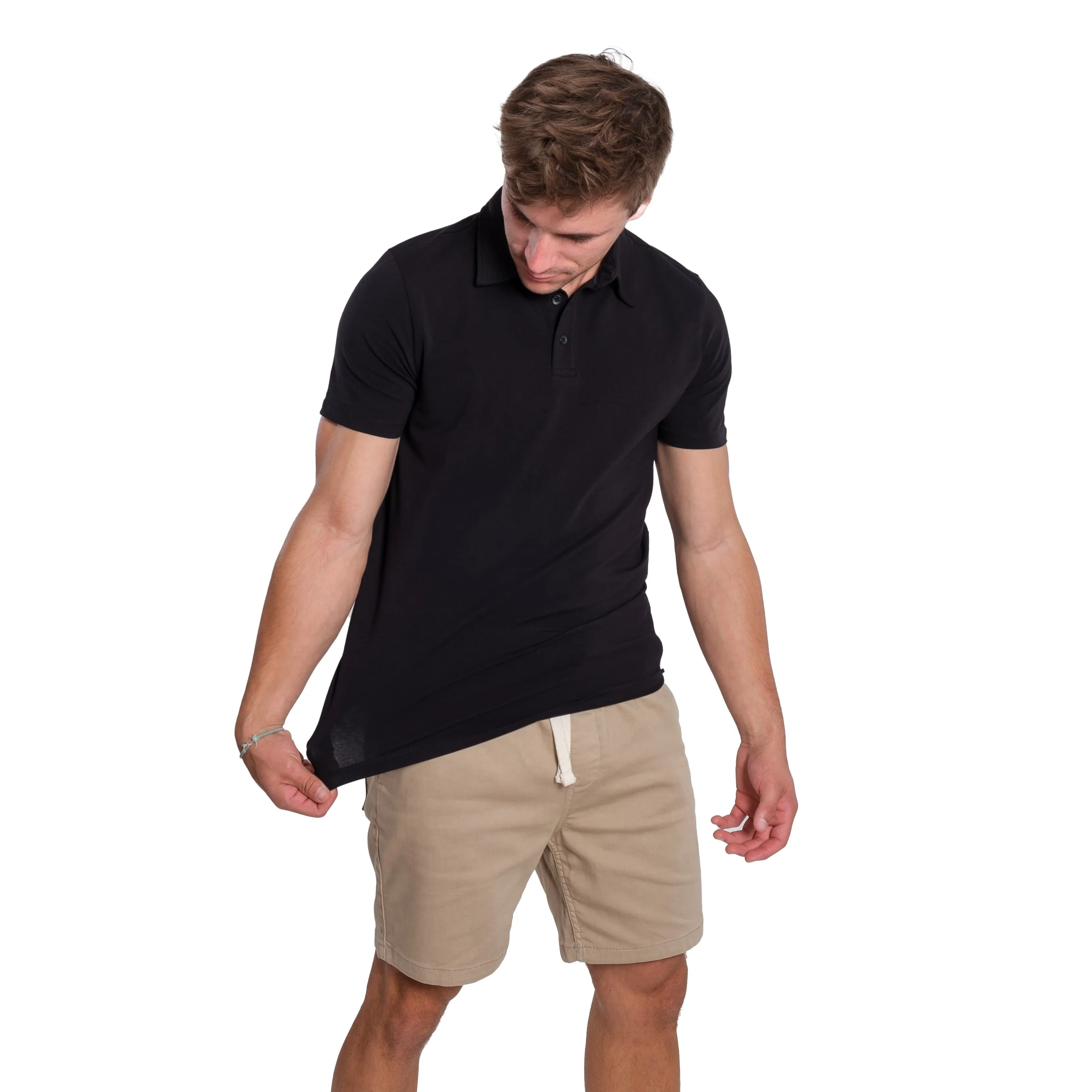 Organic Polo Shirt 6 Pack / Black - Image 3