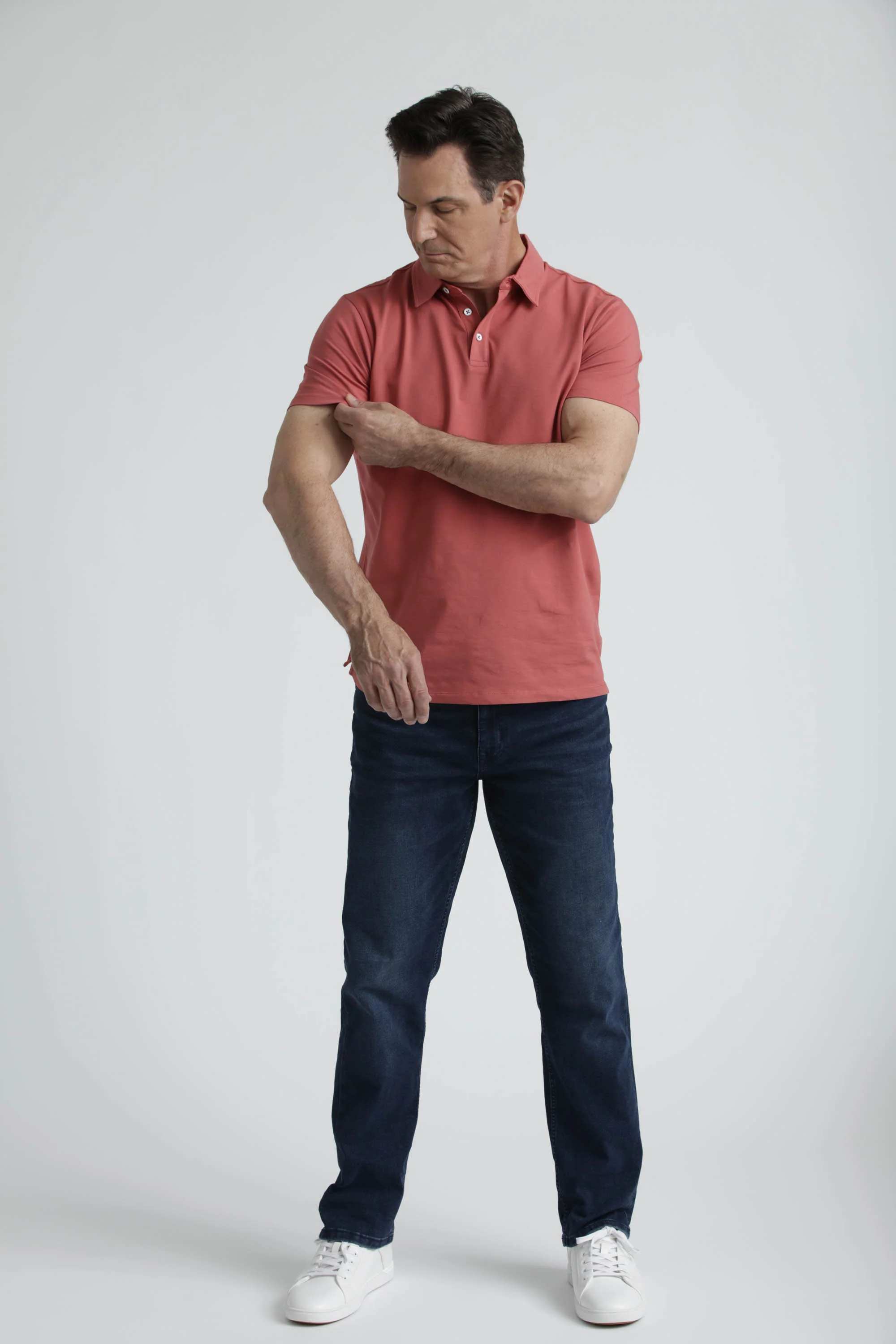 Organic Polo Shirt 6 Pack / Nantucket Red - Image 3