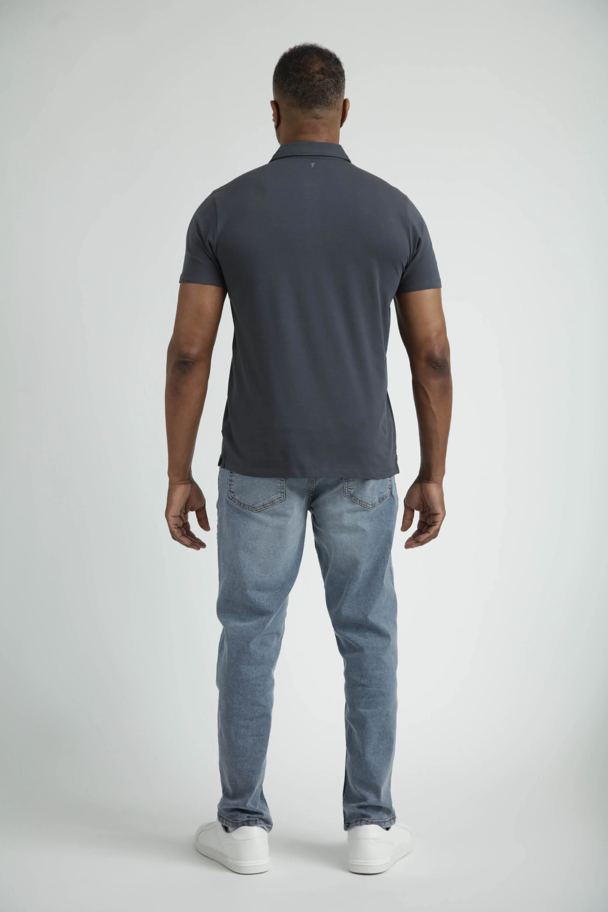 Organic Polo Shirt 3 Pack / Steel Grey - Image 4