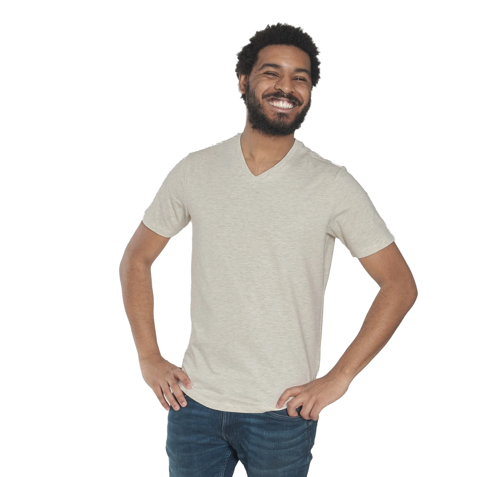 Organic V-Neck T-Shirt 6 Pack / Central Park - Image 3