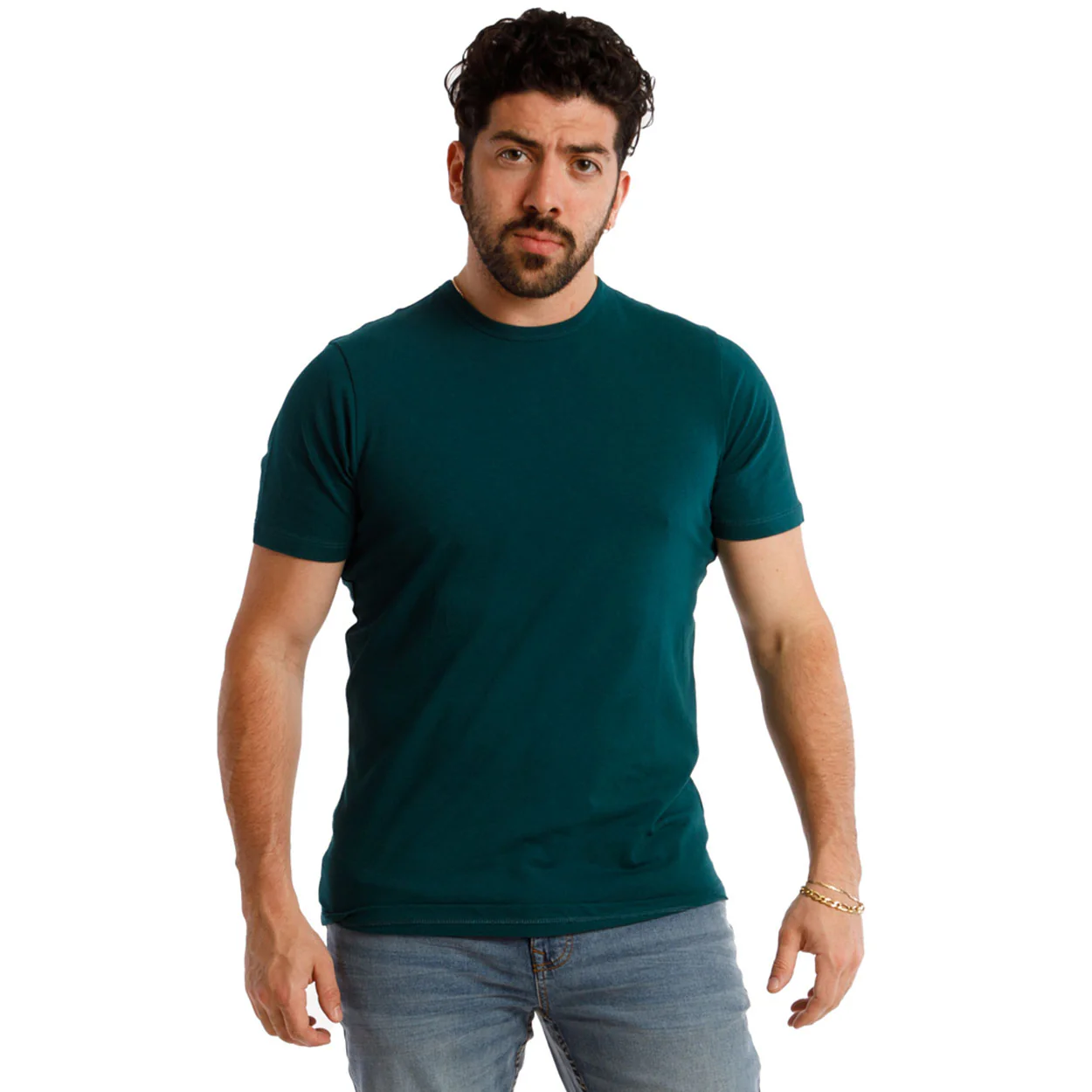 Organic Crew Neck T-Shirt 6 Pack / Seaside - Image 3