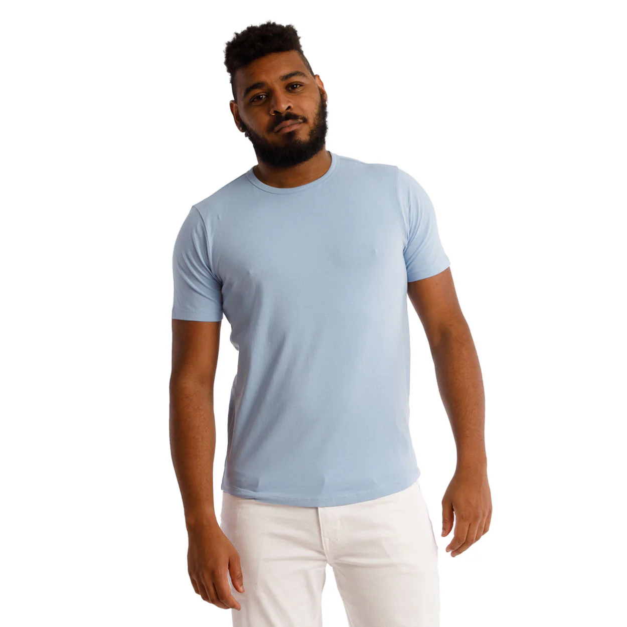 Organic Crew Neck T-Shirt 6 Pack / Seaside - Image 5
