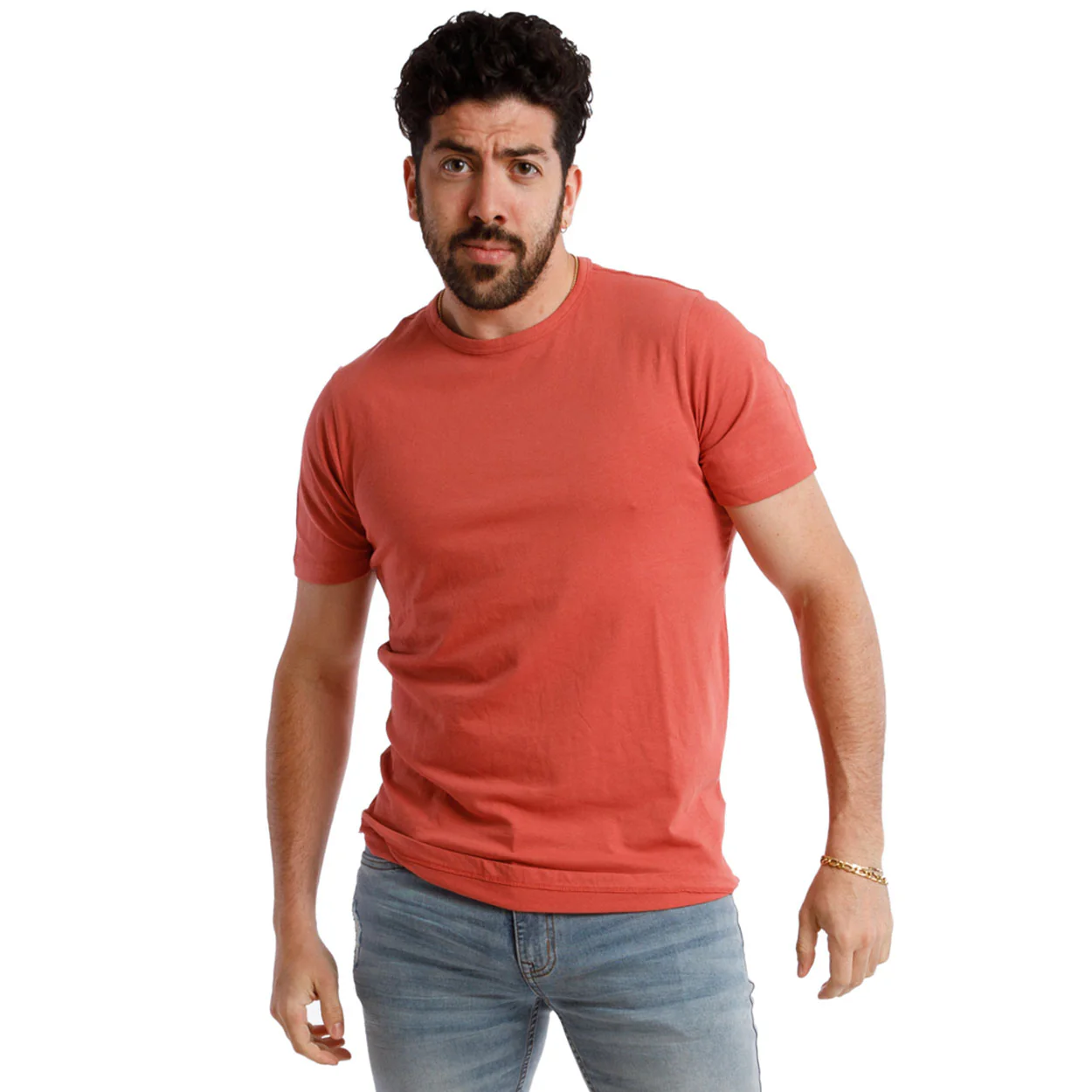 Organic Crew Neck T-Shirt 3 Pack / Seaside Sundown - Image 4