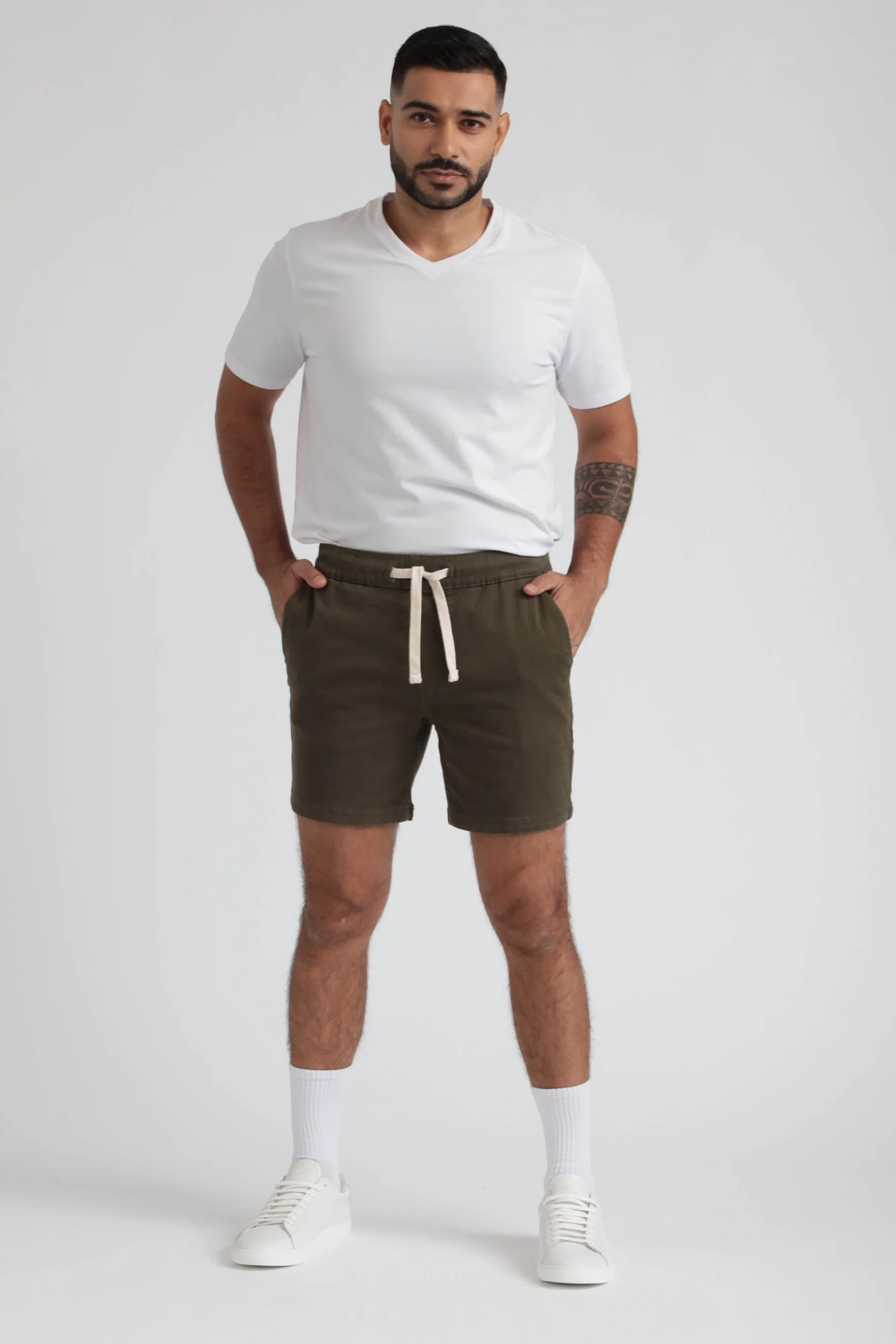 Everyday Comfort Shorts (Slim Fit) / Soldier Olive - Image 3