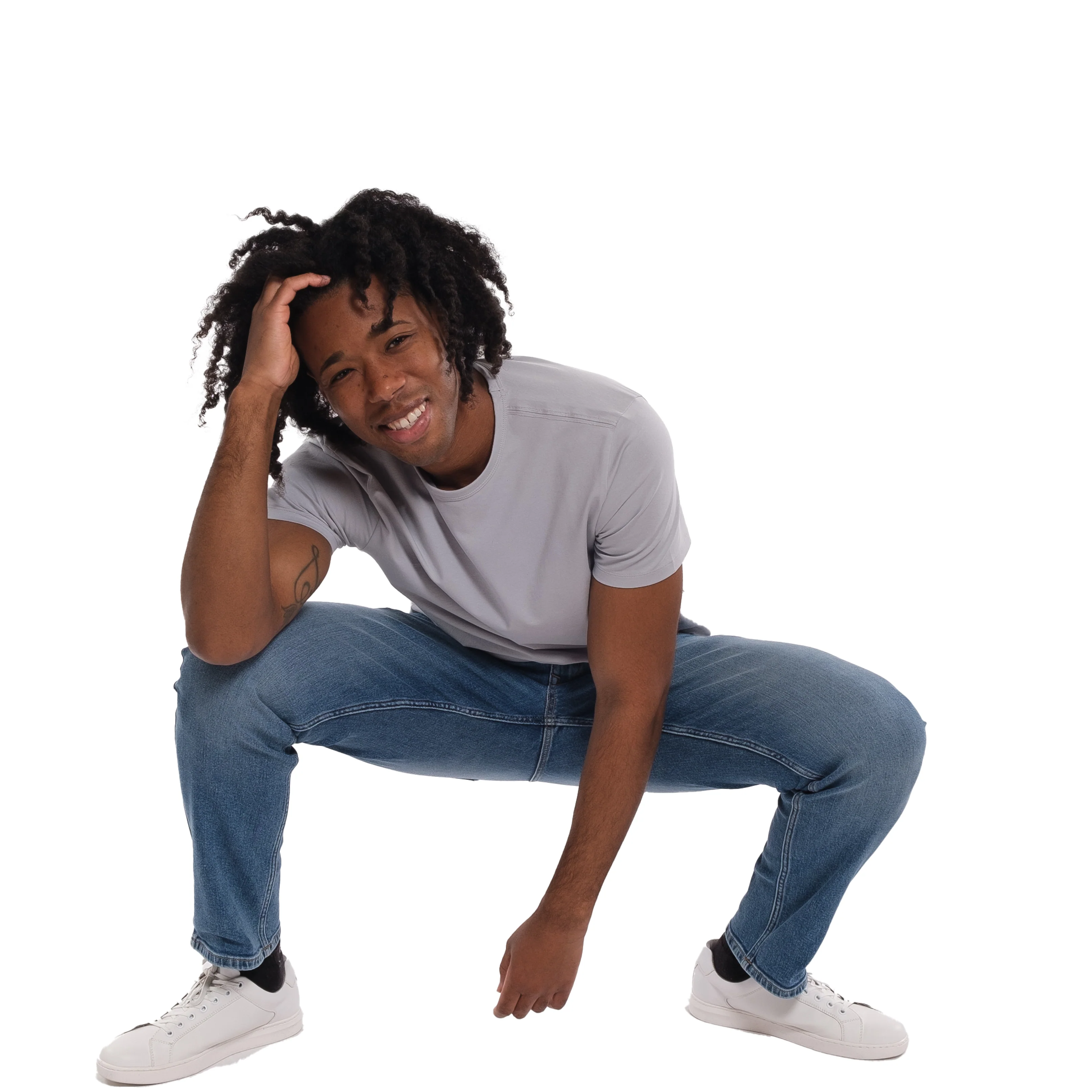 Slim Thick Fit / Stream  (Med Blue) - Image 4