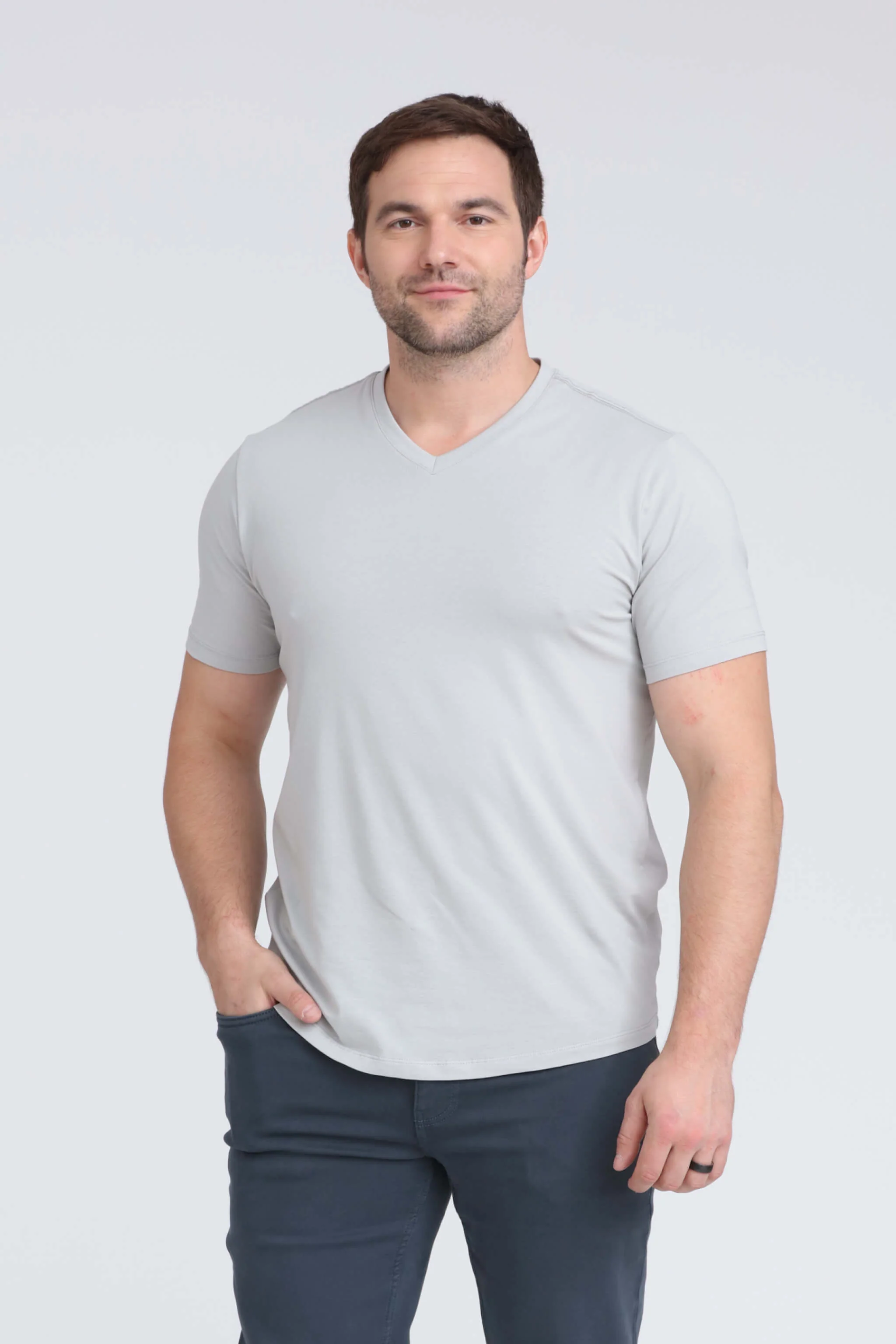 Organic V-Neck T-Shirt - Image 10