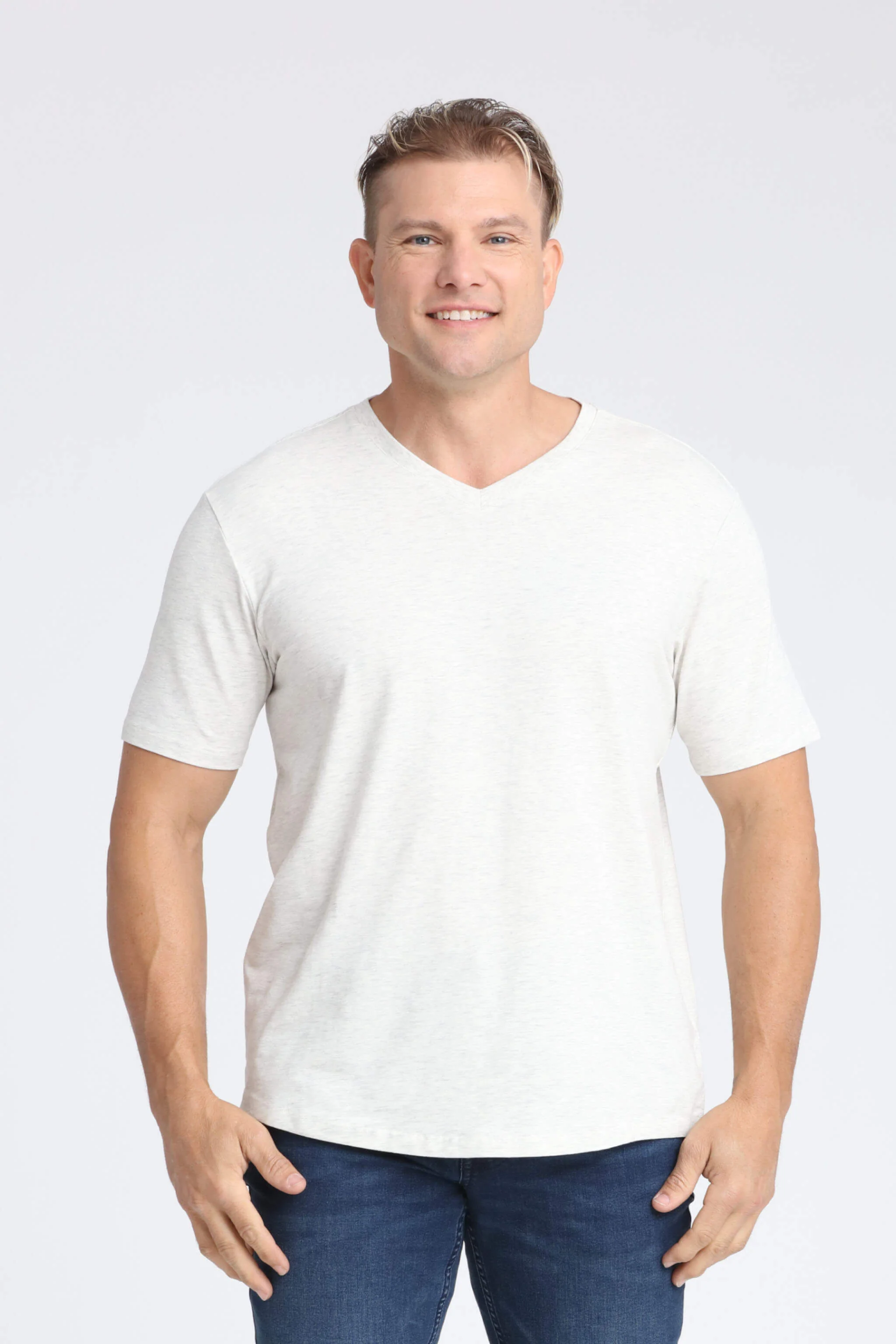 Organic V-Neck T-Shirt - Image 14