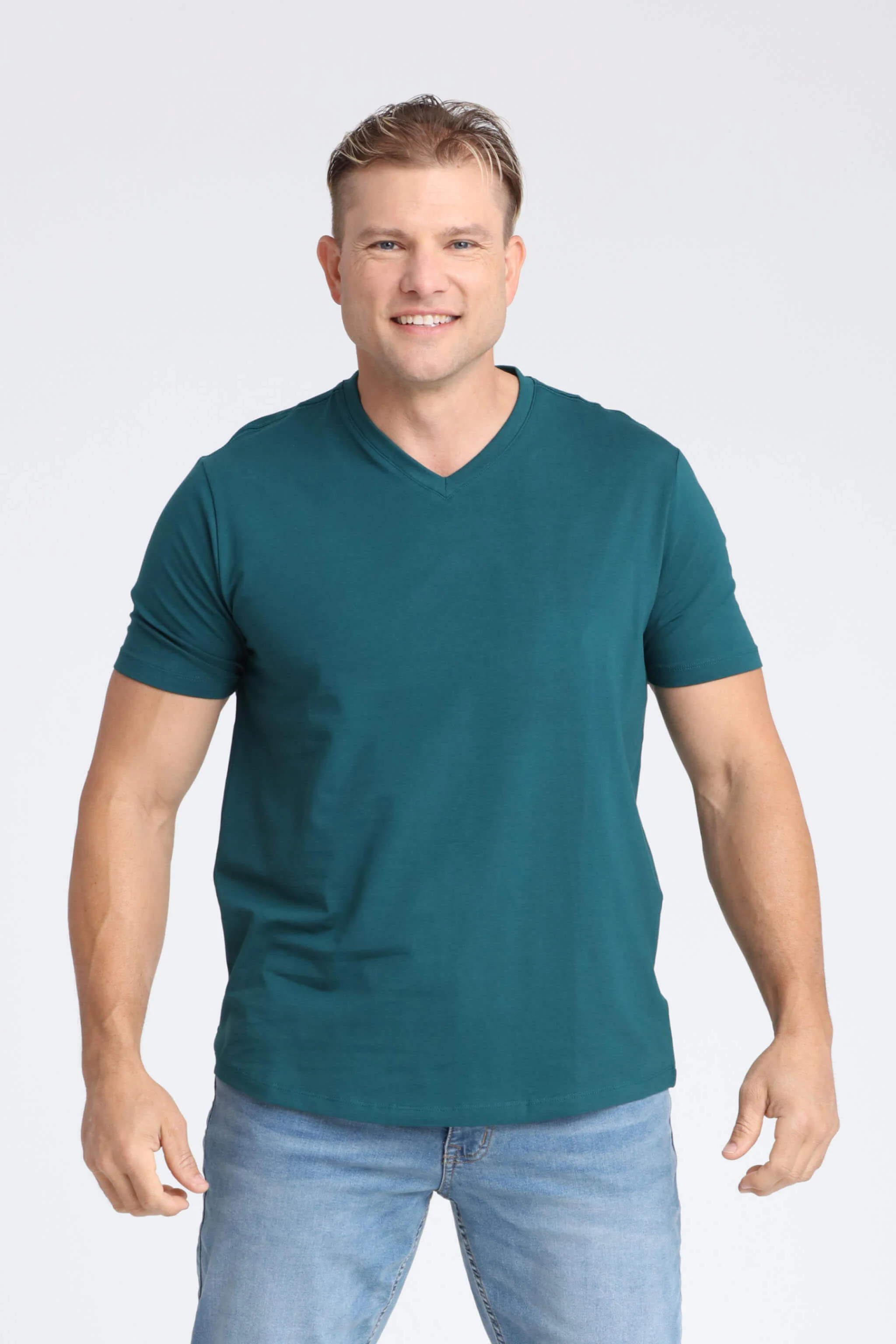 Organic V-Neck T-Shirt - Image 9