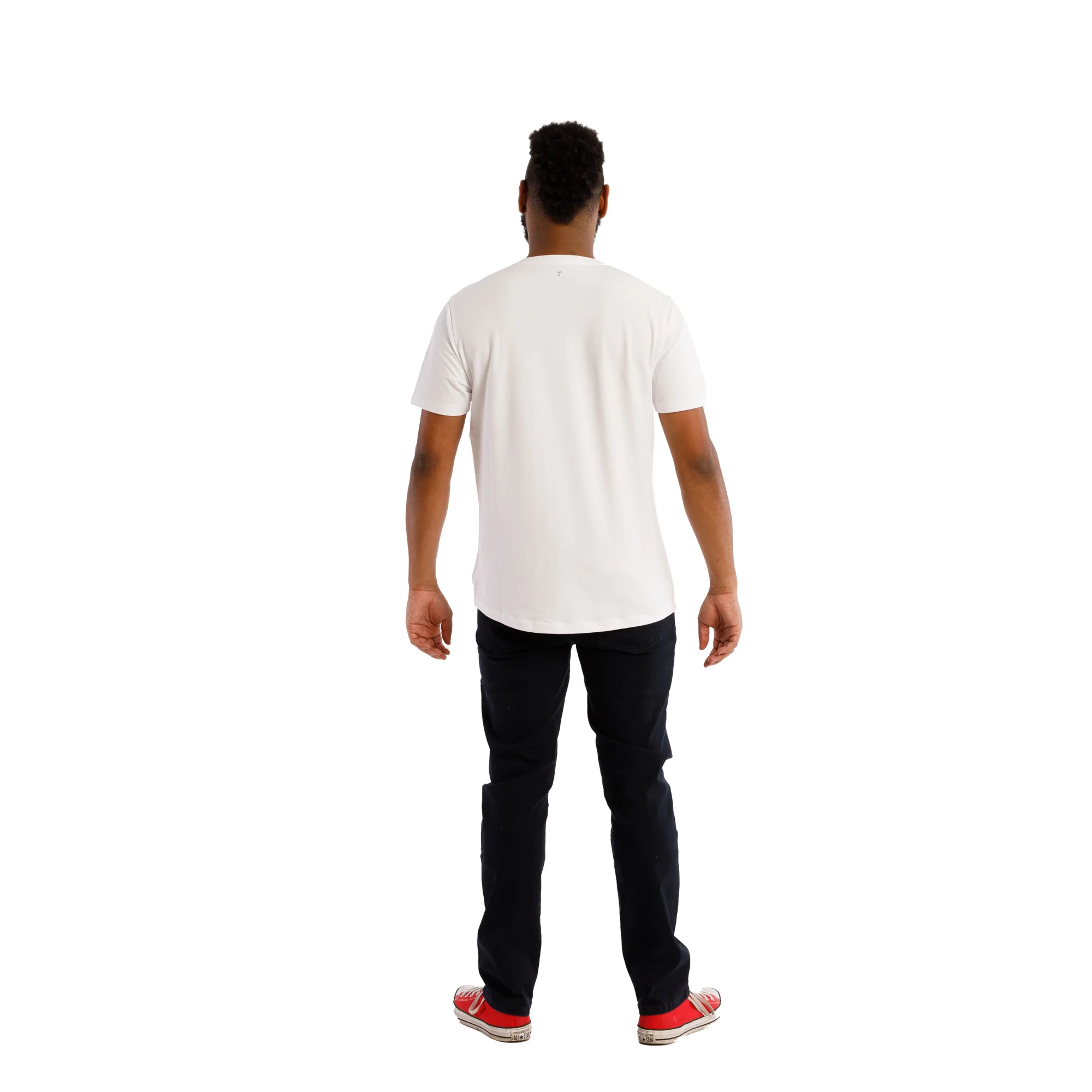 Organic V-Neck T-Shirt 3 Pack / White - Image 5